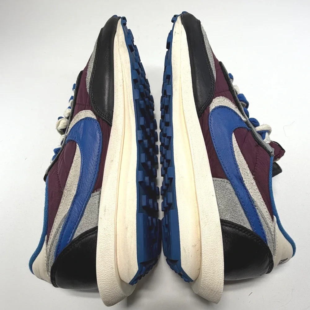 Nike Undercover Sacai LDWaffle Sneakers Men's 12.5 Burgundy Blue DJ4877-600 - Picture 5 of 10